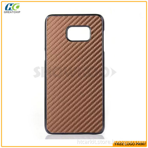 Classic fashion design hard plastic cover For samsung galaxy s6 edge plus Carbon fiber case Factory Wholesale From China